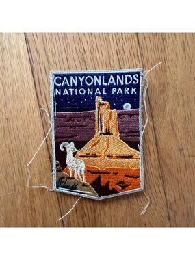 Canyonlands National Park Patch Set Utah Maze Ranger Colorado River Embroidered